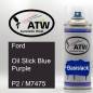 Preview: Ford, Oil Slick Blue Purple, P2 / M7475: 400ml Sprühdose, von ATW Autoteile West.